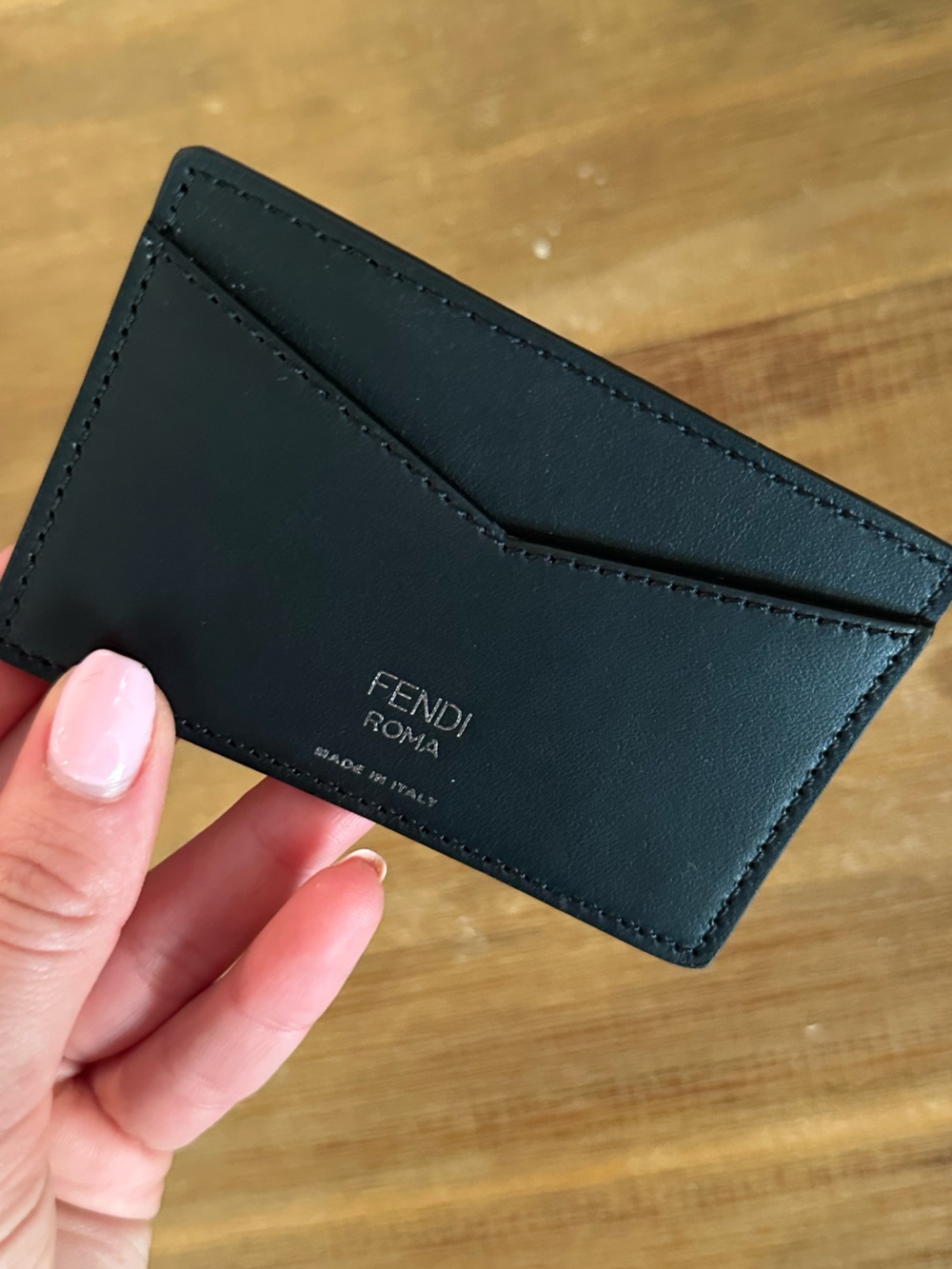 NWT Fendi Baguette Card Holder - Brown & Black - Picture 9 of 9